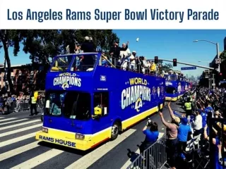 Los Angeles Rams Super Bowl victory parade